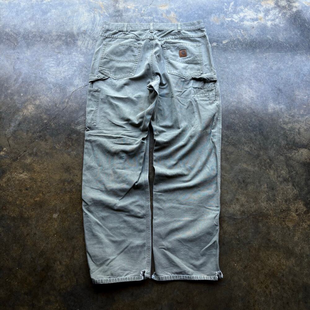 Vintage Baggy Faded Green Carhartt Painter‎ Pants